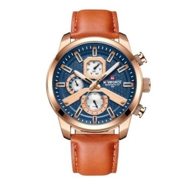 Reloj Hombre Reloj De Negocios De Cuero for Hombre Elegante Reloj De Baño  Reloj De Negocios Reloj Analógico Simple Reloj de los Hombres (Color : B3)