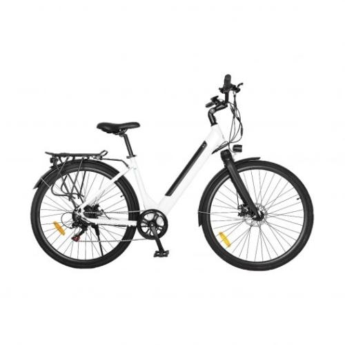 Bicicleta eléctrica de 26 pulgadas LCD Ebike Bicicleta de montaña eléctrica  E-Bike urbana para adulto hombre mujer MTB batería eléctrica con cargador  (26doblado blanco) : .es: Deportes y aire libre