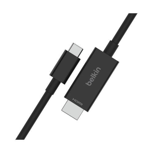 Cable Tipo C a USB Belkin / 15 cm / Negro, Tipo C