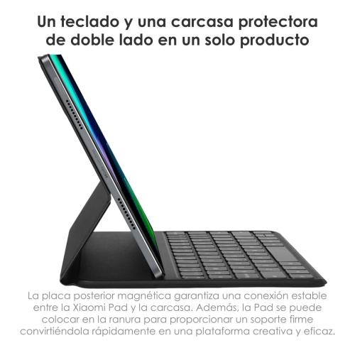 YHFZR Funda Teclado Español Ñ para Xiaomi Pad 6/6 Pro 11 Pulgadas
