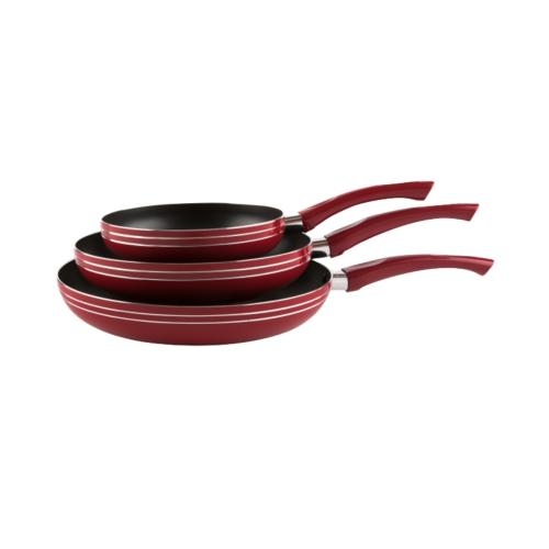 Sarten Ceramica Roja C/Tap N22 - Puntos Outlet