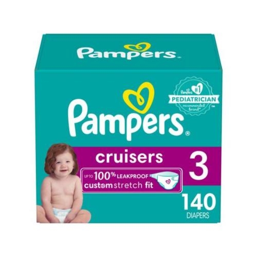 Pampers Baby Dry Pañales Talla 4 / 128 Unidades