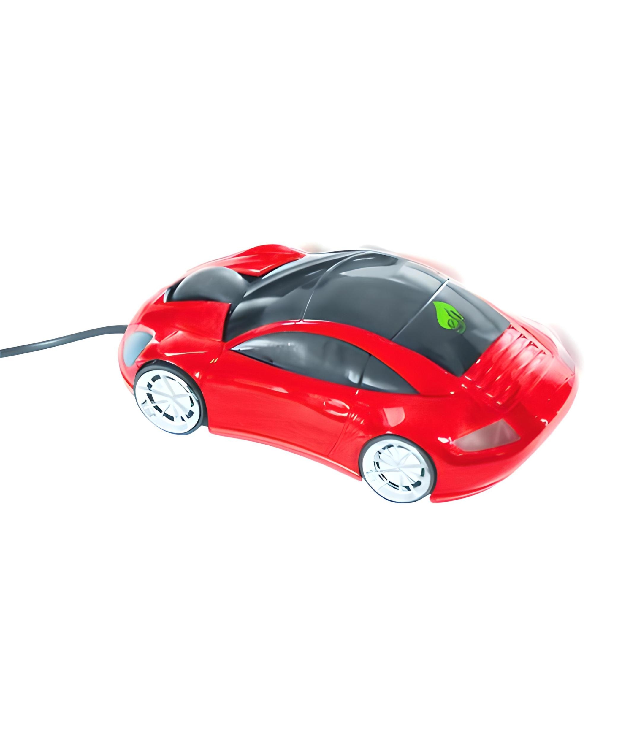 Mouse Optico Green Leaf Usb Carro Rojo Precio Guatemala