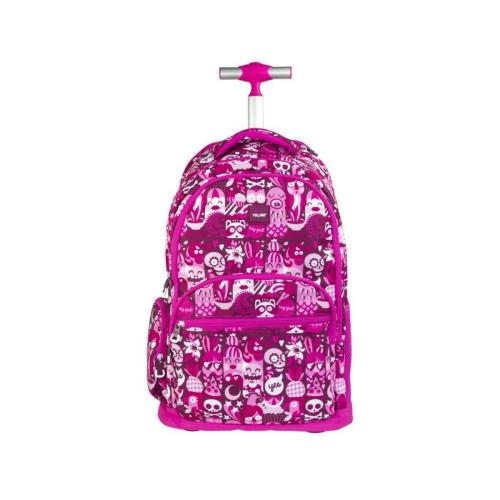 Mochila escolar 2 cremalleras Hey rosa (21 l) • MILAN