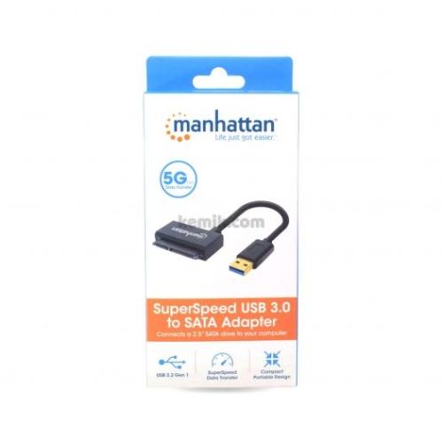 Manhattan Adaptador USB SuperSpeed a SATA (130424)