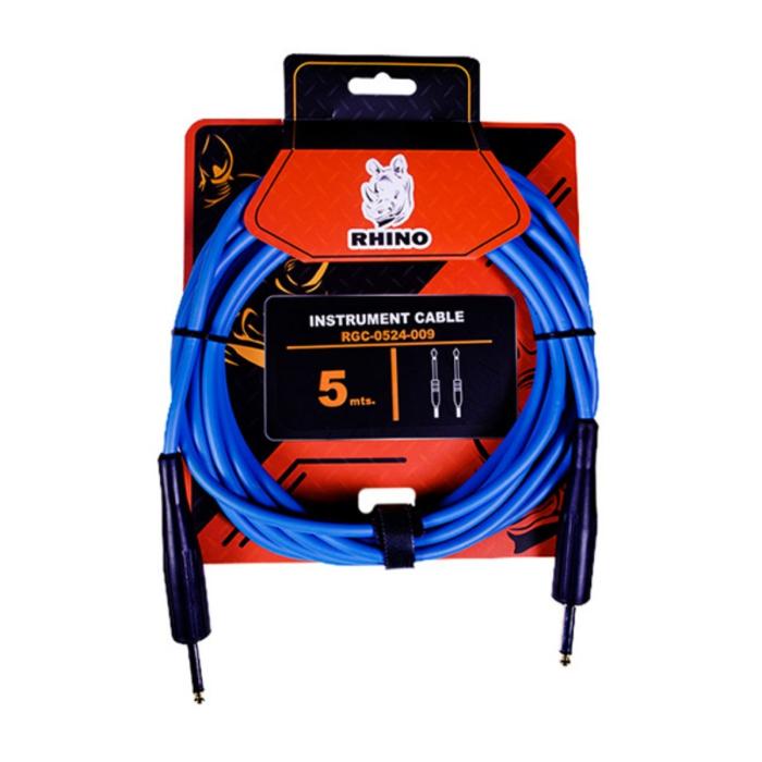 Rhino Cable de Instrumento RGC 5 Metros Azul | Precio Guatemala | Kemik