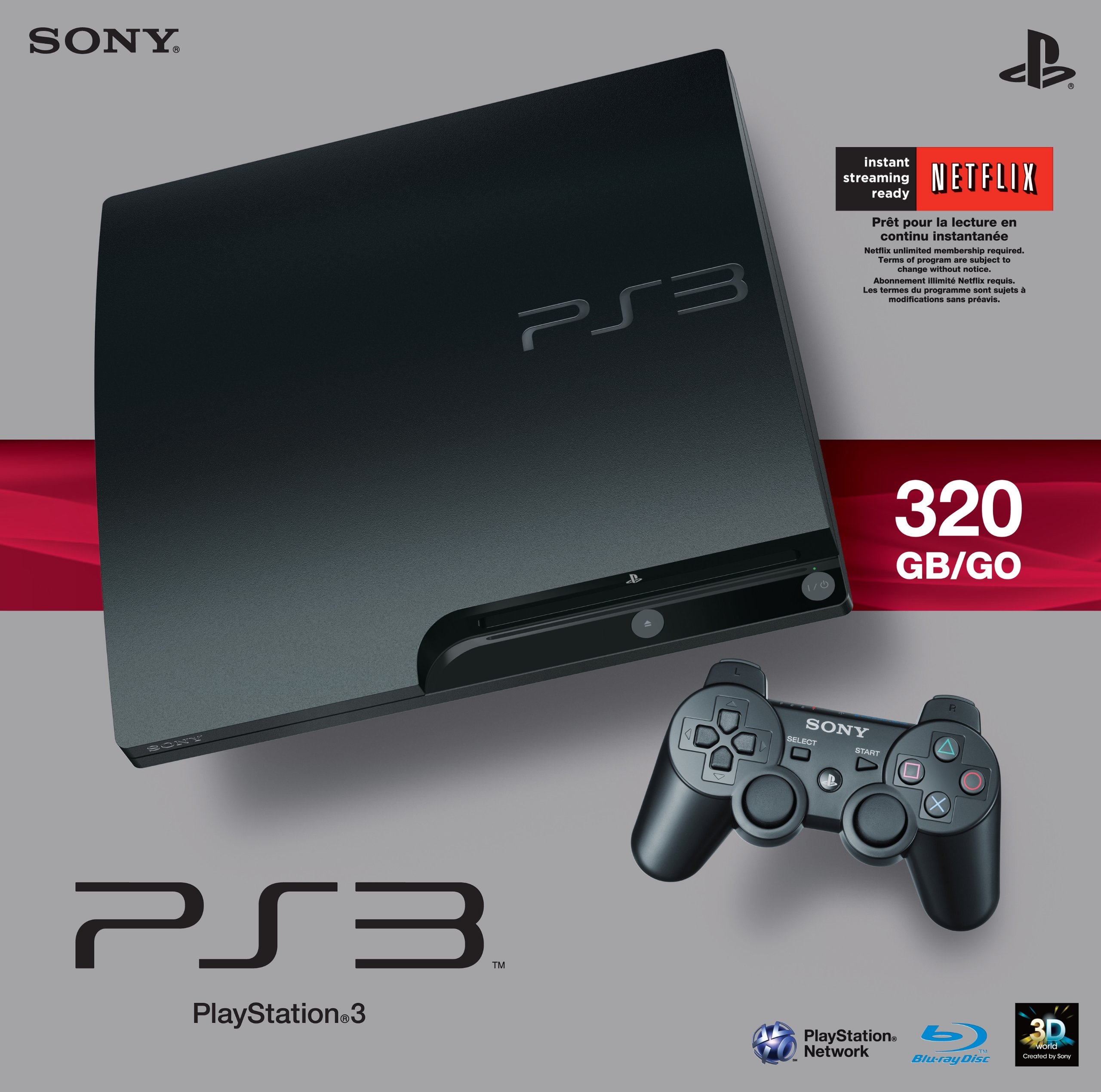 Sony PlayStation 3 Slim 320 GB Charcoal | Precio Guatemala